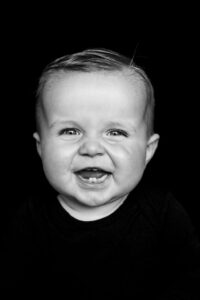 baby zwart wit fotografie