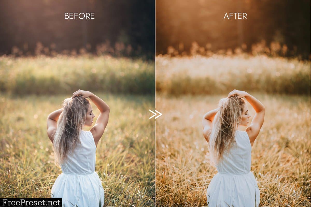 Golden Glow Preset Pack